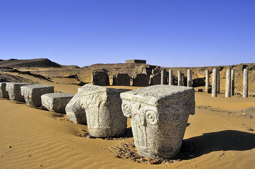 Ruins of Dongala, capital of the Nubian kingdom of Makuria