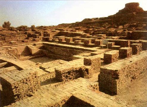 Vestiges de la civilisation noire de la vallée de l'Indus, en Inde-Pakistan