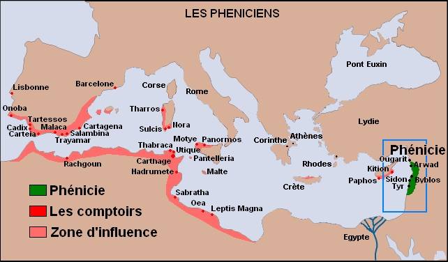 L'influence des Phéniciens sur la Méditerranée 