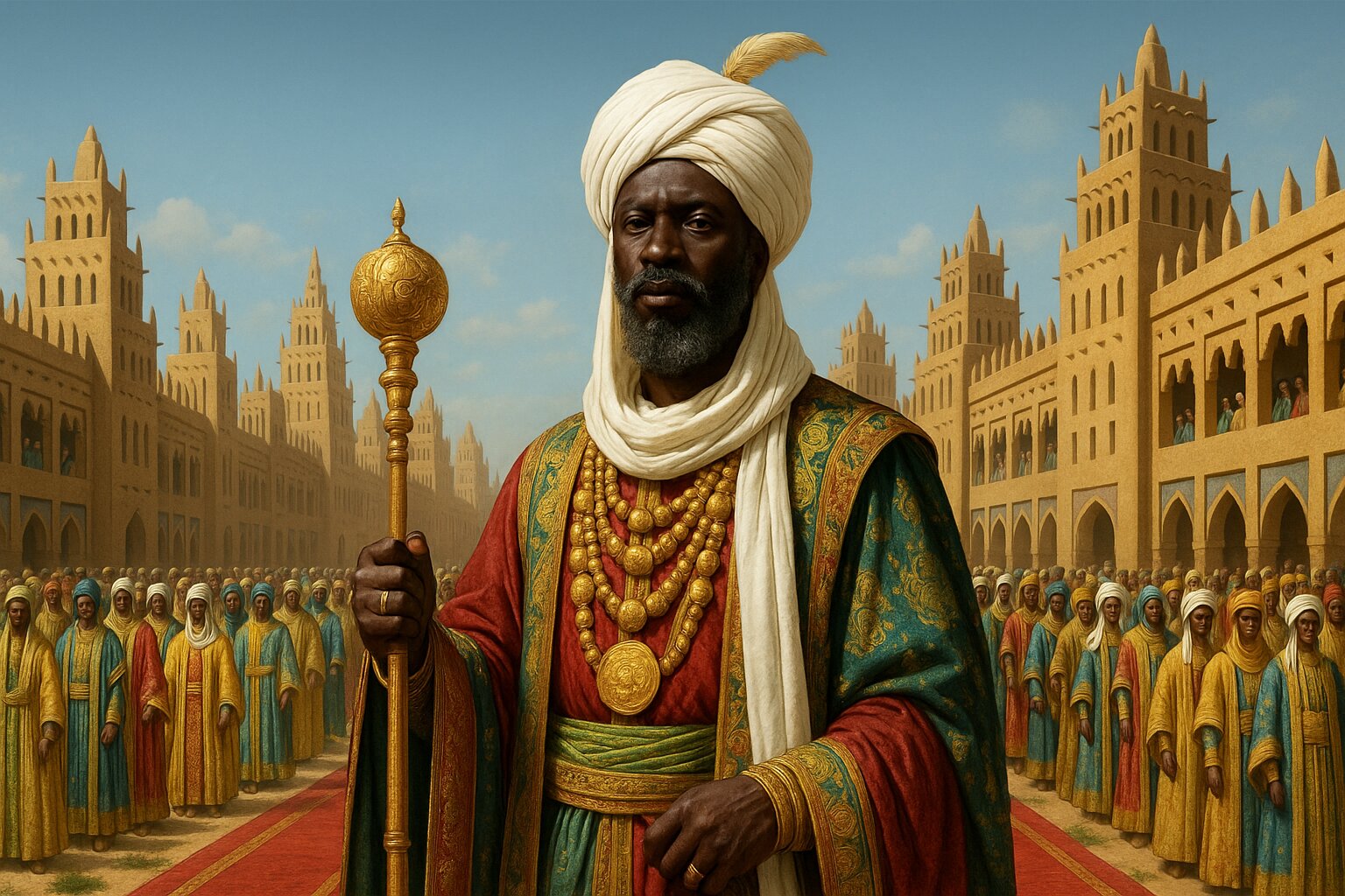 Mansa Kankou MoussaImage générée par Intelligence artificielle, Lisapo ya Kama